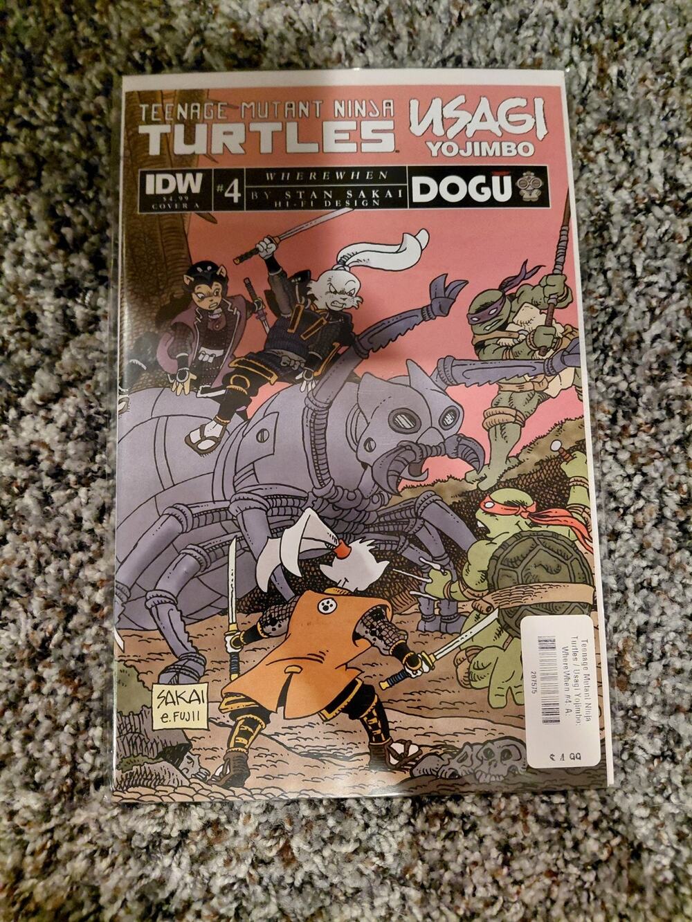 Teenage Mutant Ninja Turtles/Usagi Yojimbo: Wherewhen #4 (IDW)